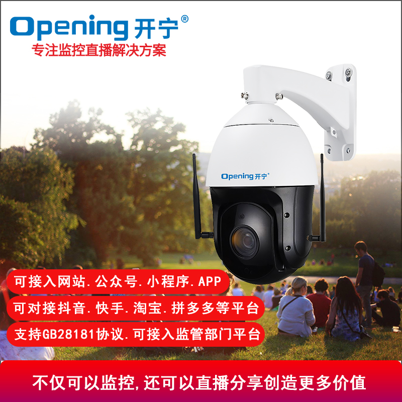 4G监控直播智能小球