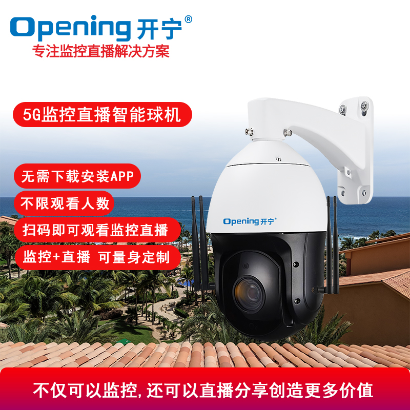 4G监控直播智能高清小球