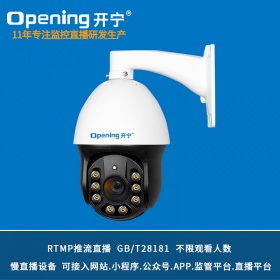 全彩高清监控直播智能球机KN-HP8166M5/8AC-36ZB